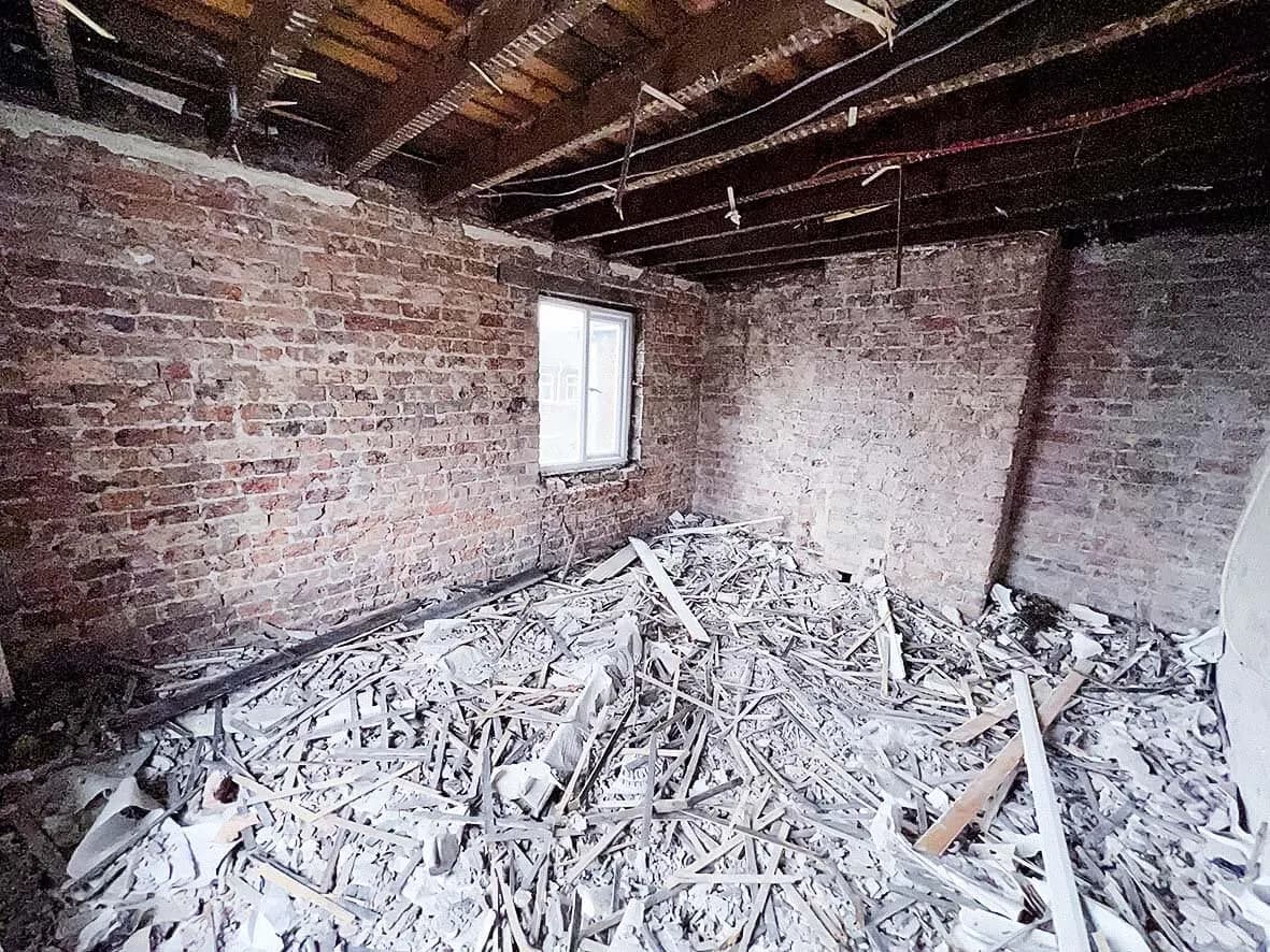 Rip-out · ground floor cleared