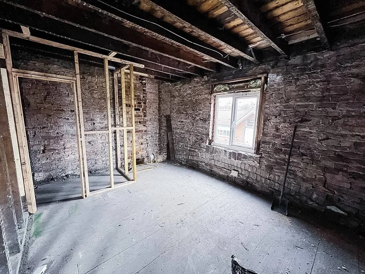 25% · second floor framing