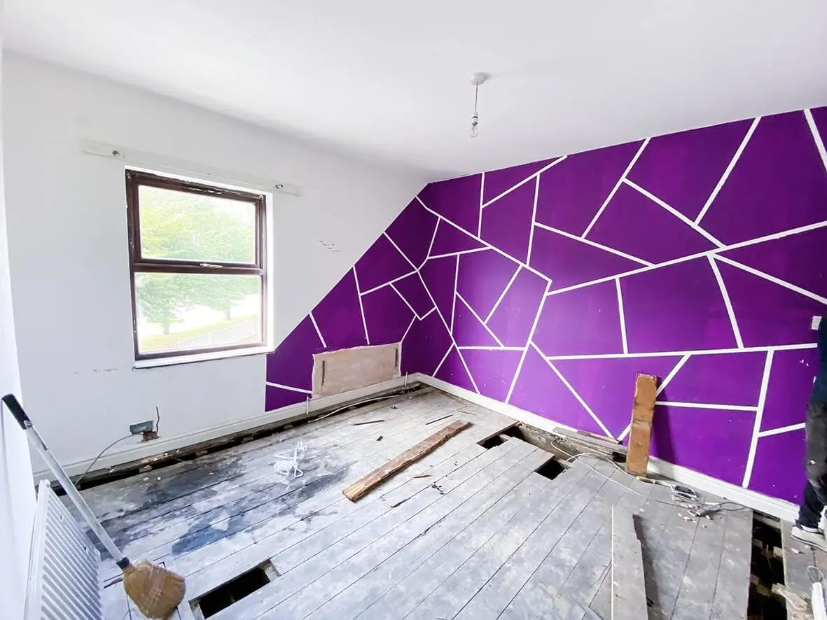 Strip-out · the property mid-refurbishment