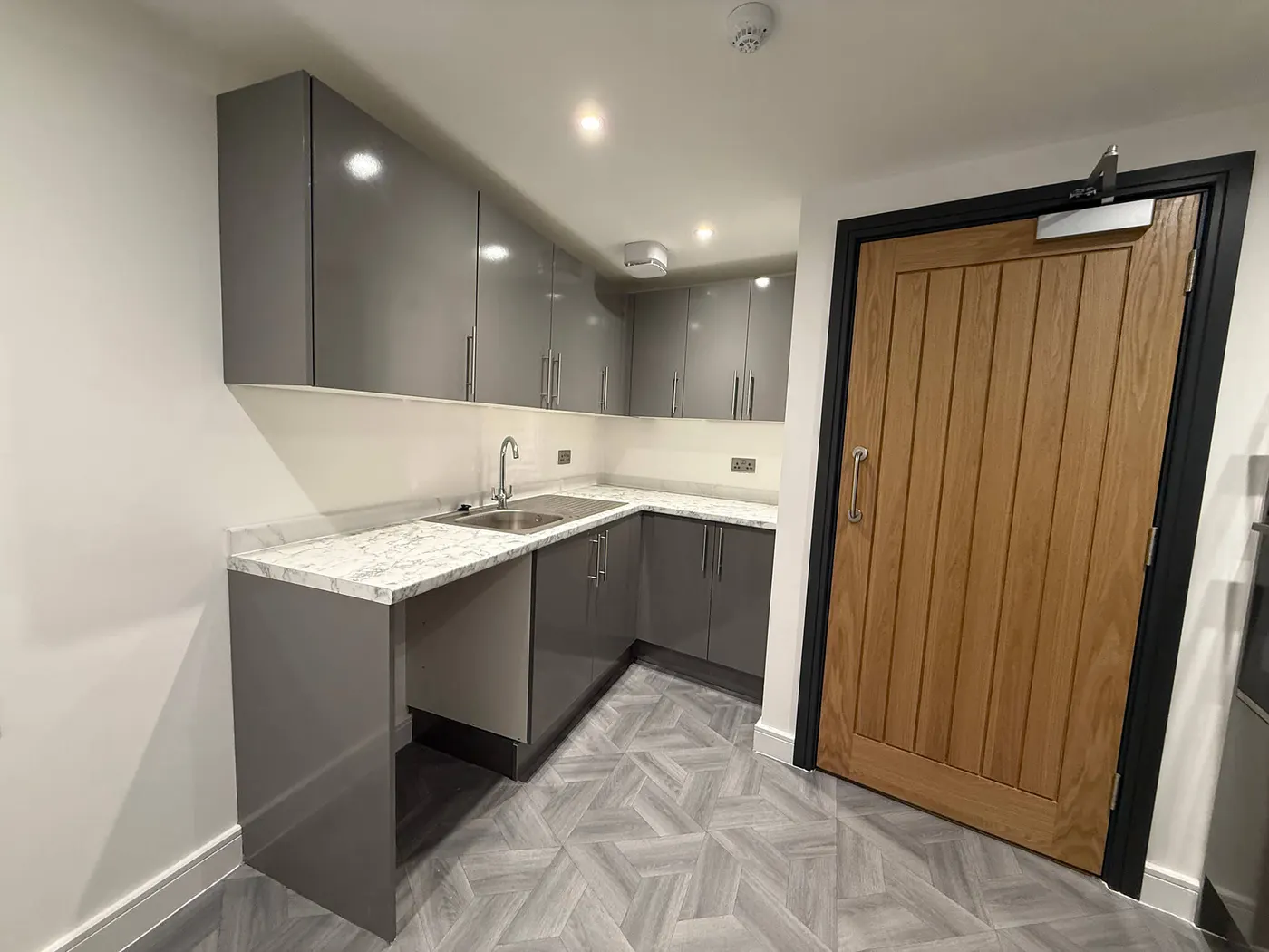 After · final shot of the finished serviced accommodation