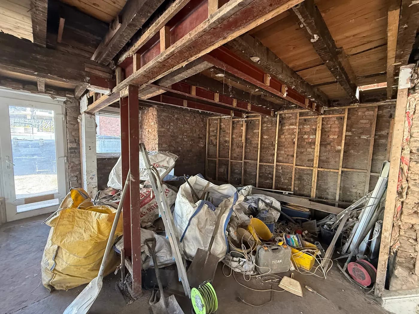 Before · rear of unit