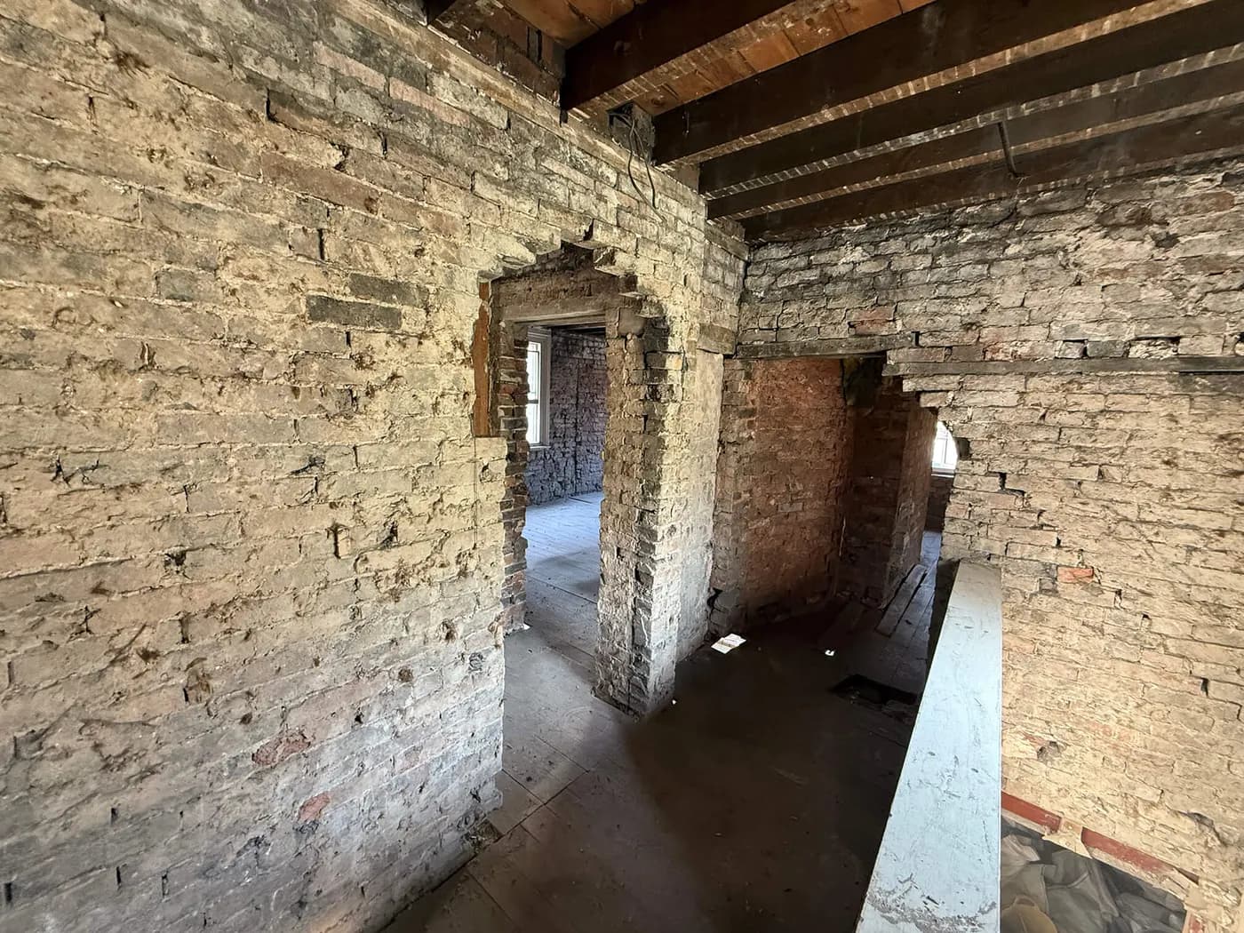 Before · floor as found