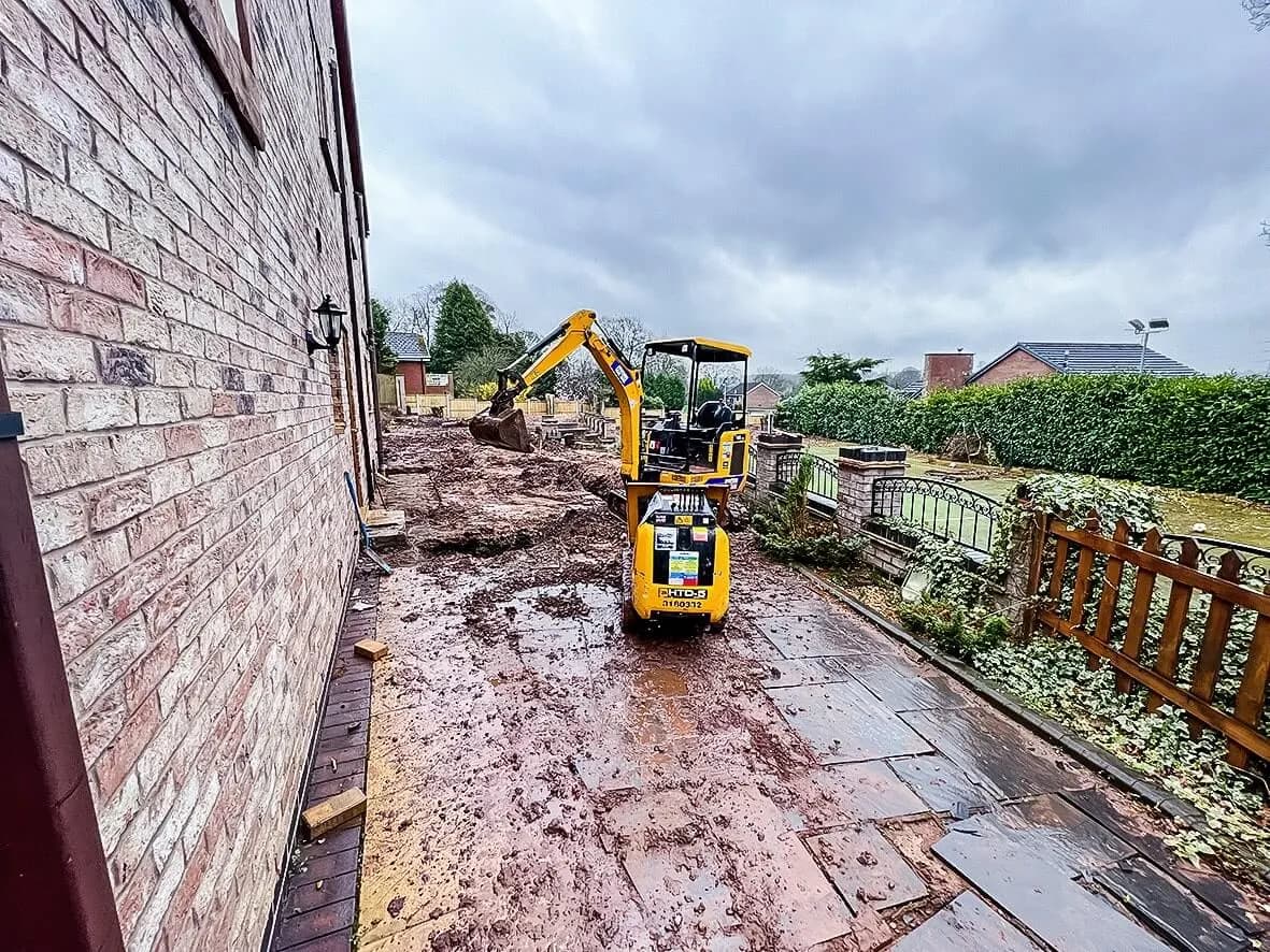 25% · rear extension setting out