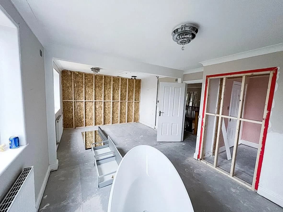 25% · prep for steel installation