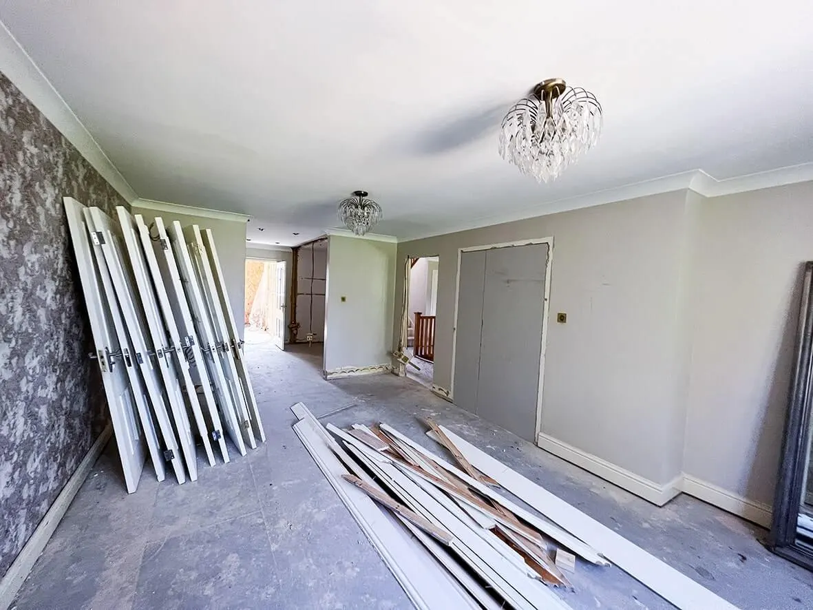 50% · open-plan space forming