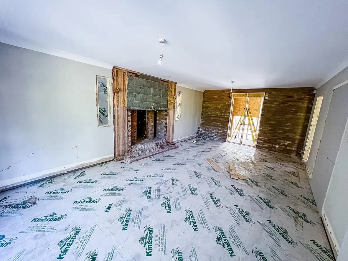 50% · first floor adjustments