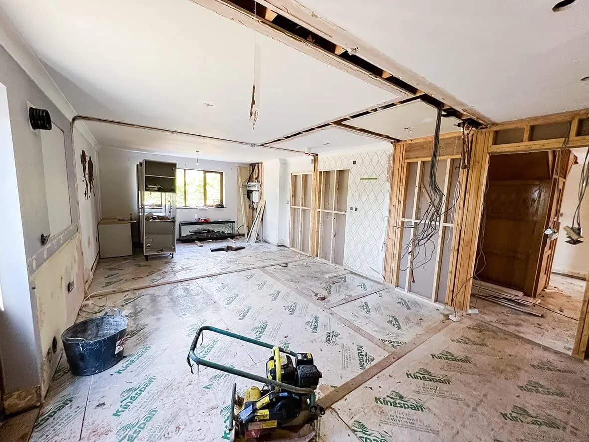 50% · ground floor remodel