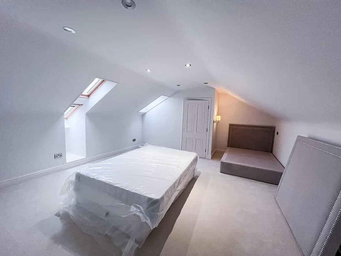 90% · bedroom finishing