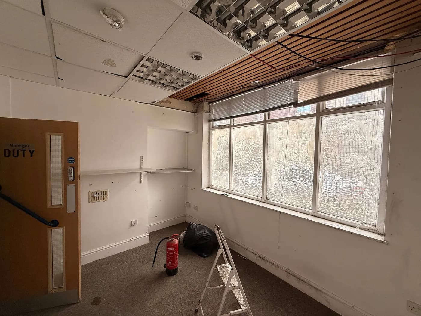 Before · main commercial space