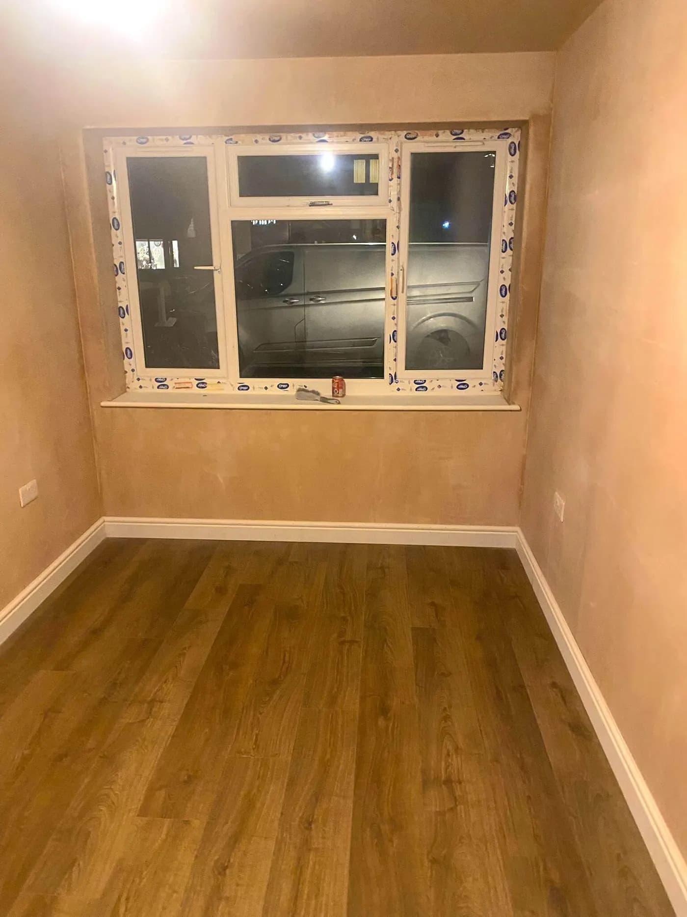 Before · floor as found