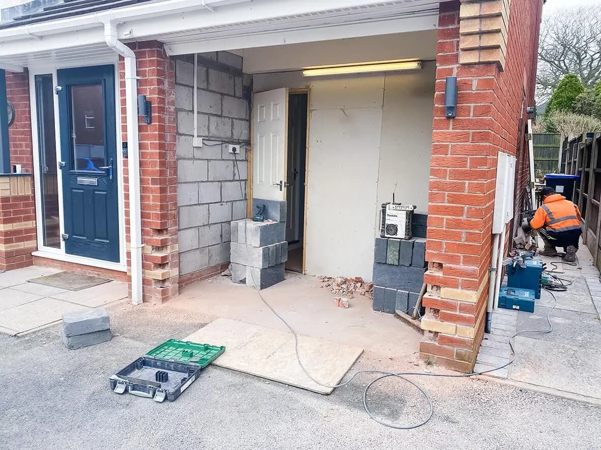 Before · internal as found