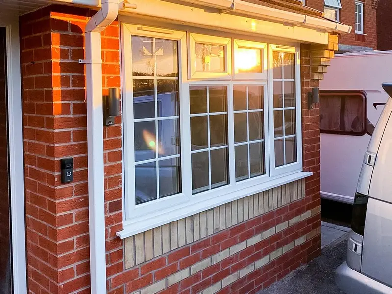 Dual-function garage conversion · home office + utility room, Cheadle