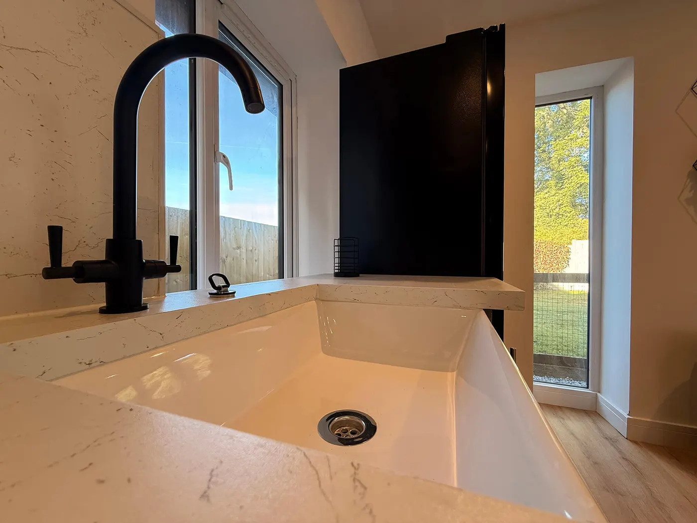 Complete · finished kitchen detail