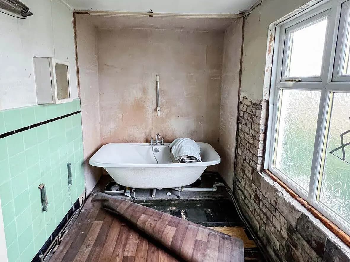 Before · bedroom as found