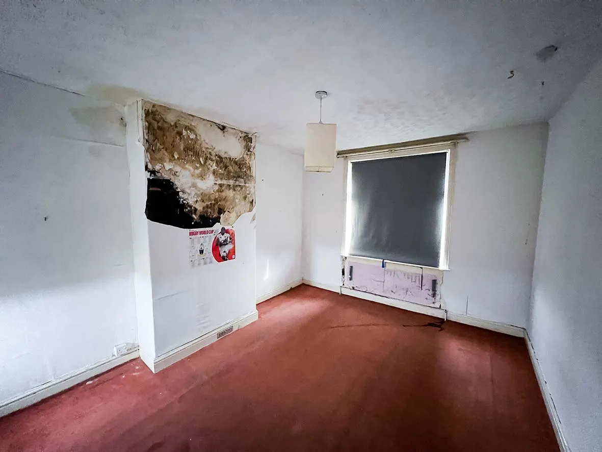 Before · bathroom as found