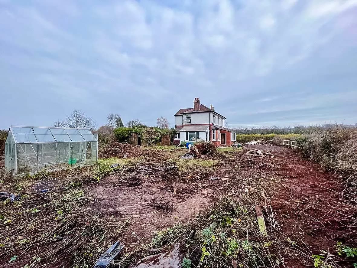 Rip-out · half the house gone