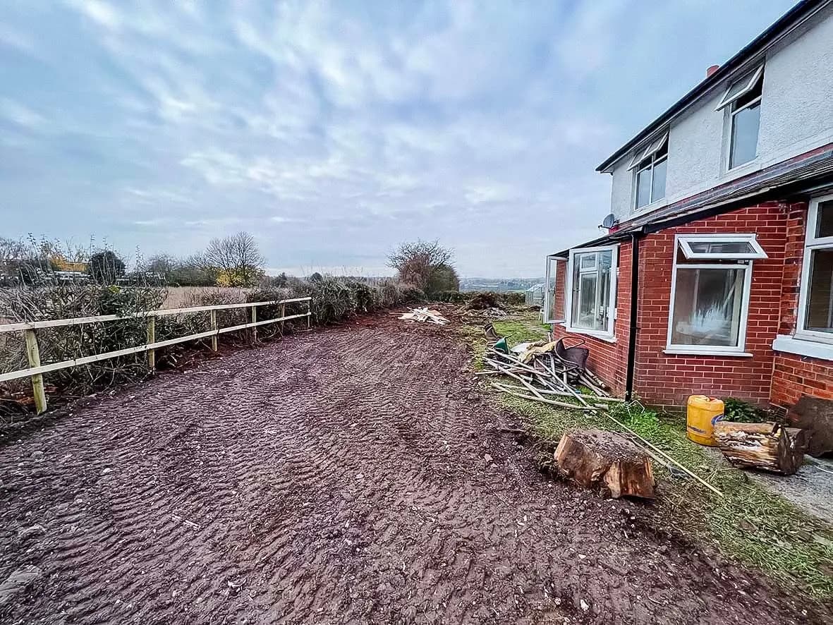 Rip-out · rear elevation cleared