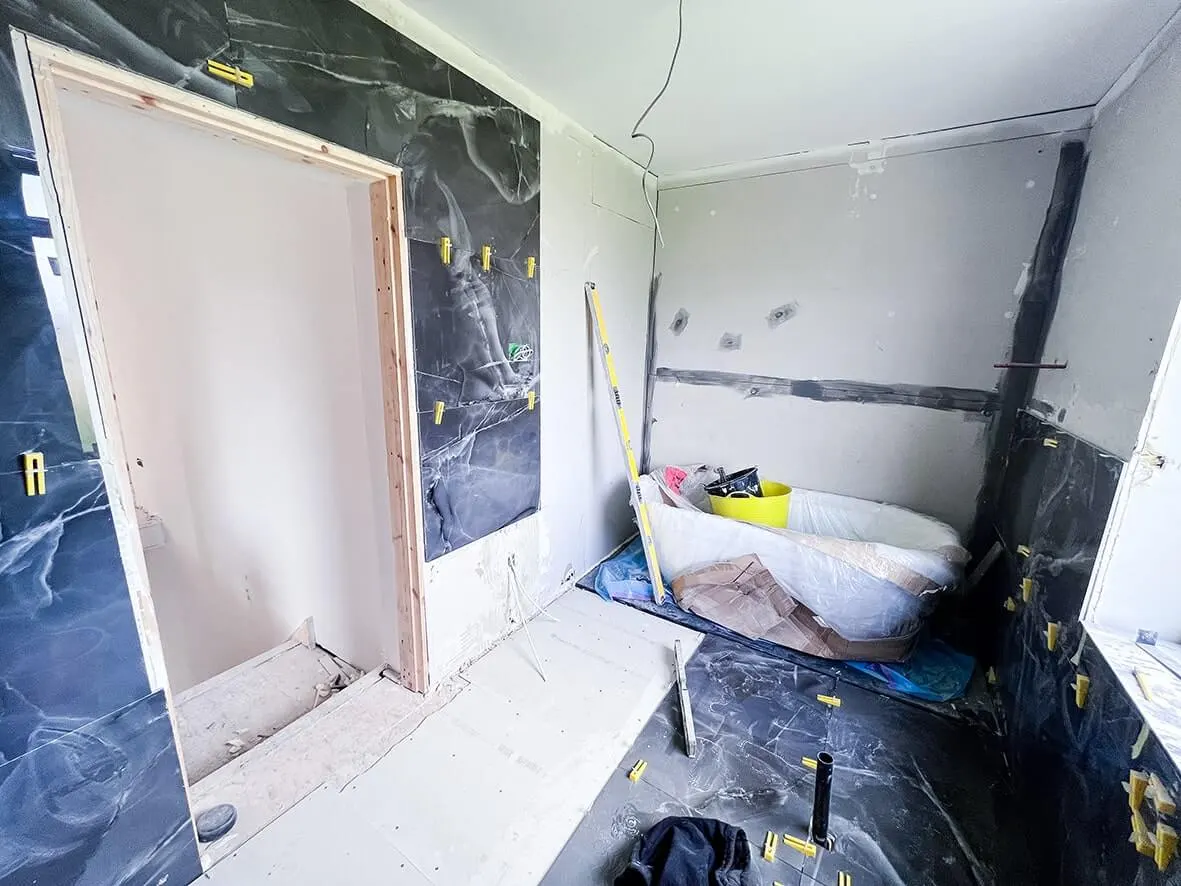 75% · corridor finishing