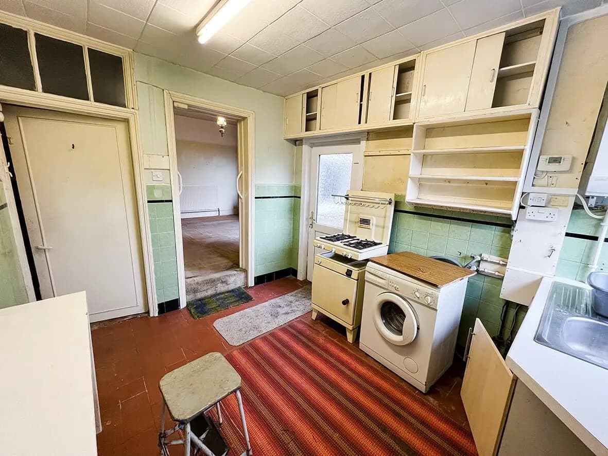 Before · kitchen as found