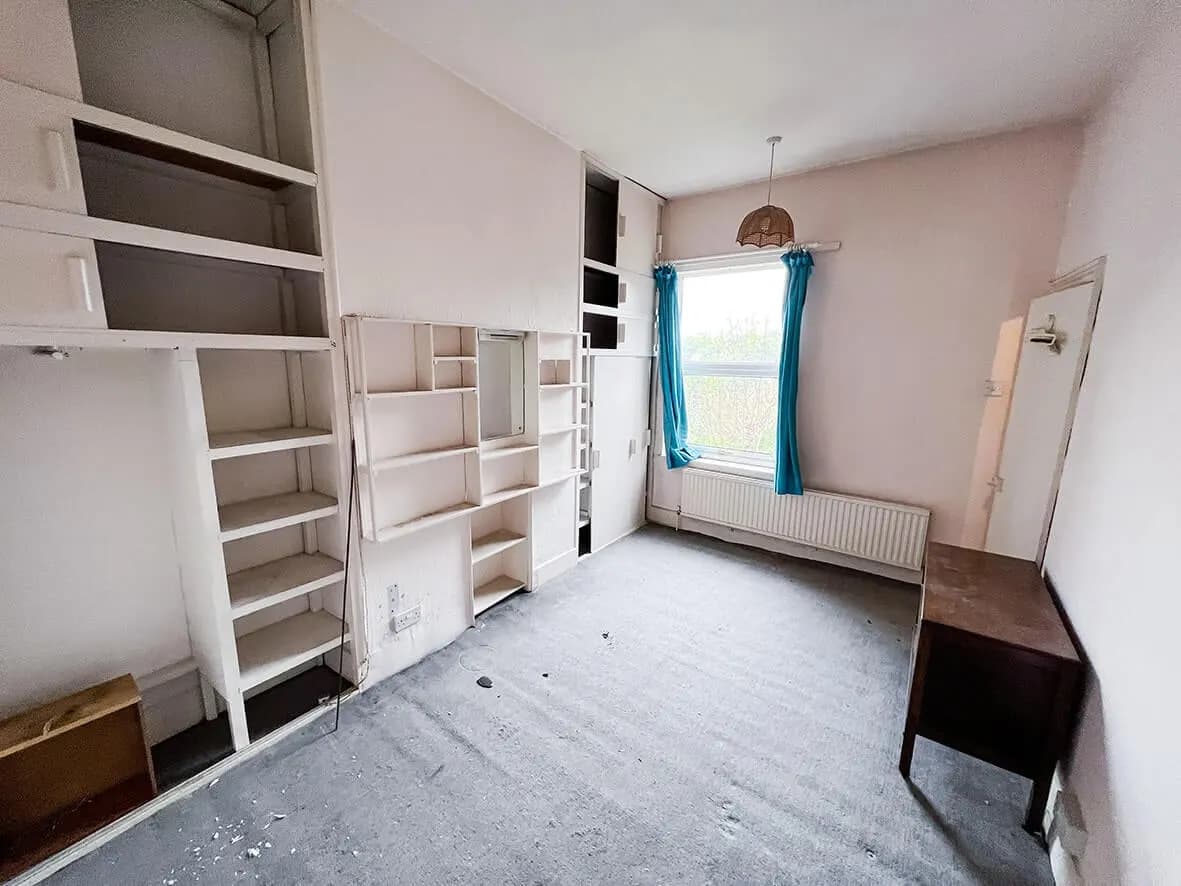 Before · bedroom as found