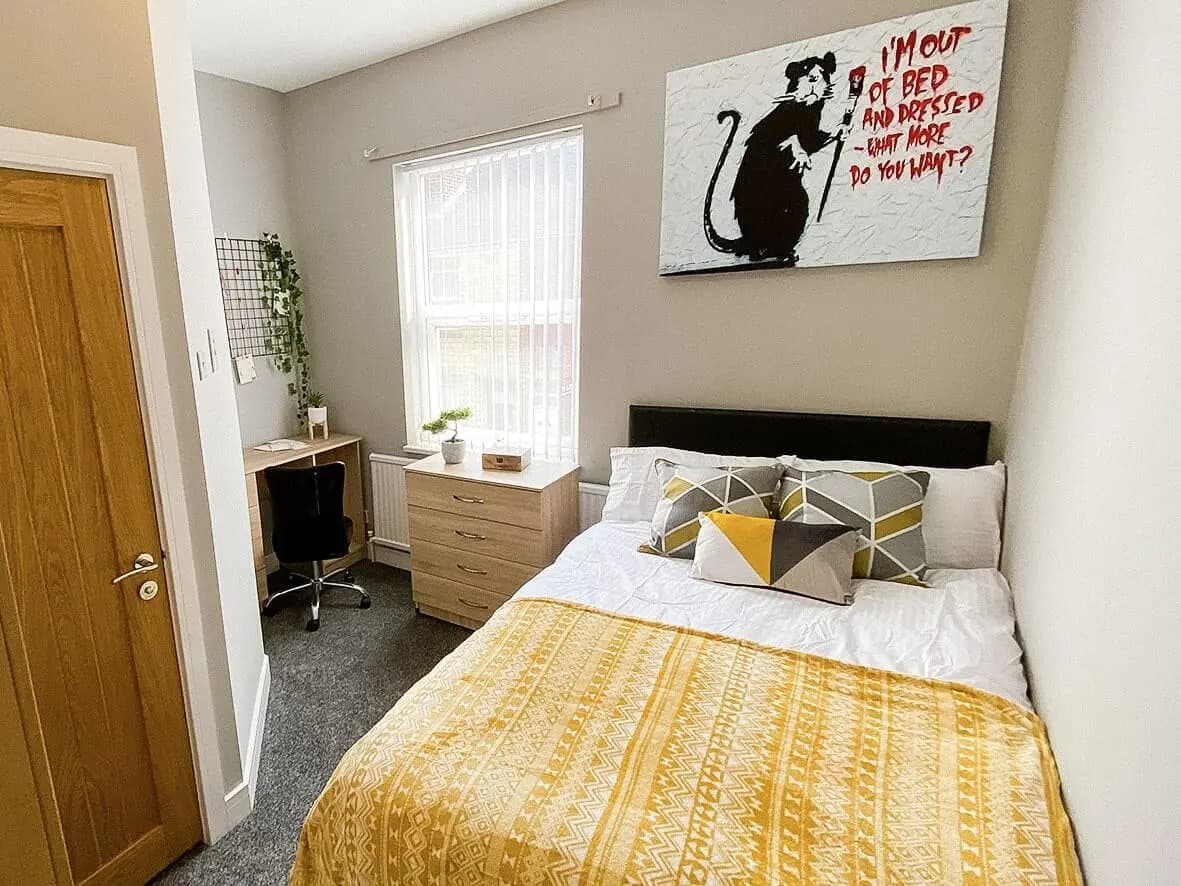 Finished · downstairs bedroom