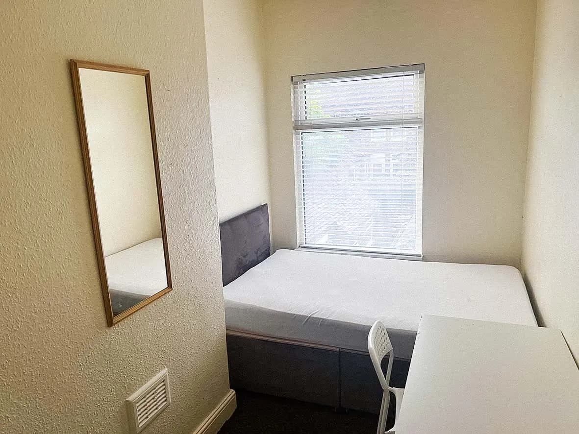 Before · communal living space