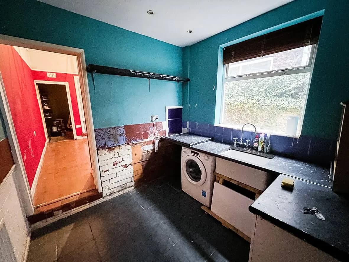 Before · kitchen as found
