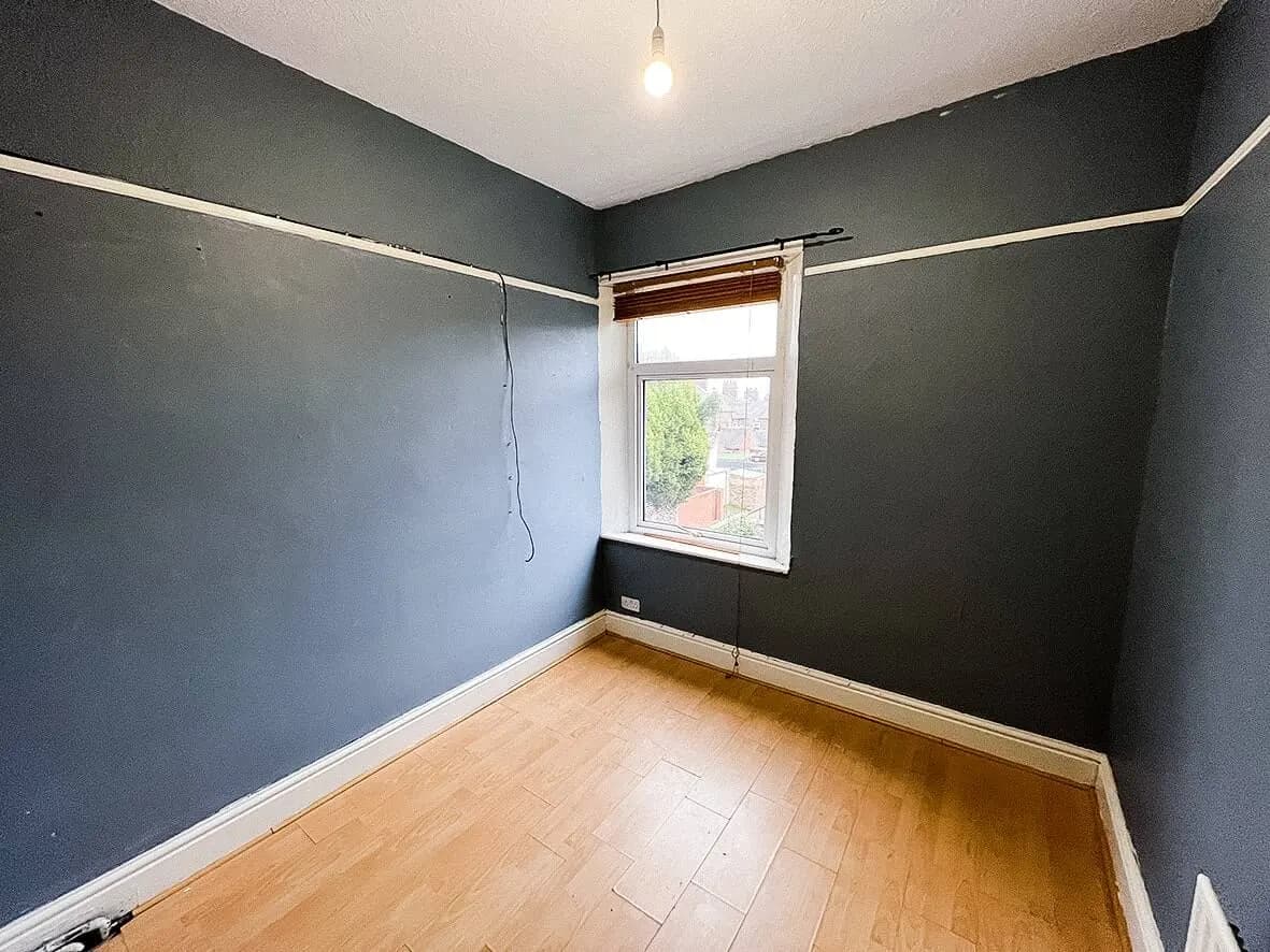 Before · staircase + landing