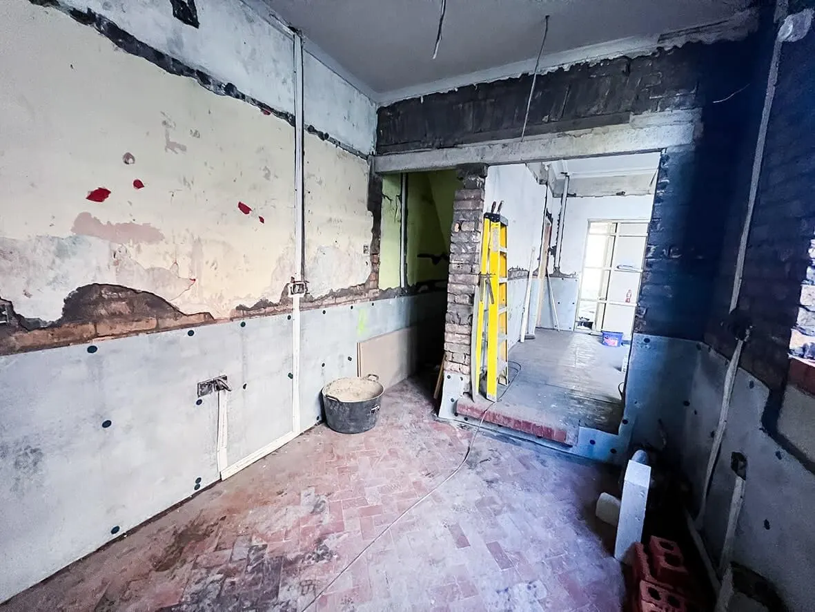 50% · kitchenette rough-in