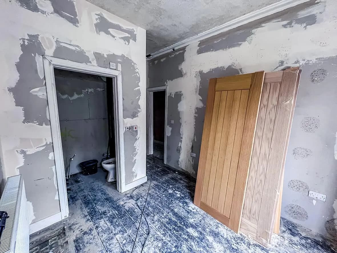 75% · heat alarm installed in kitchenette