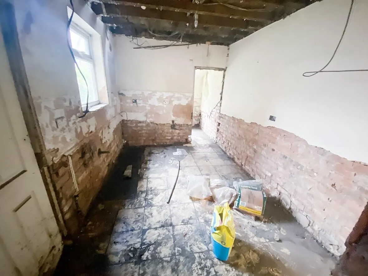 25% · dry rot exposed