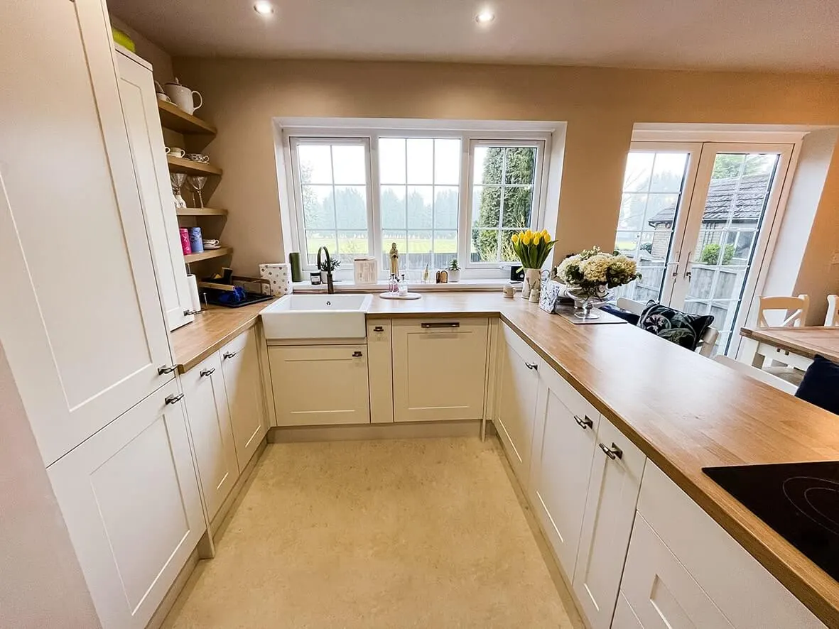 Complete · patio doors to garden