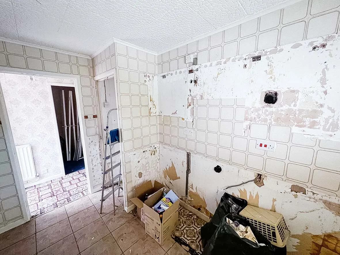 Before · original kitchen