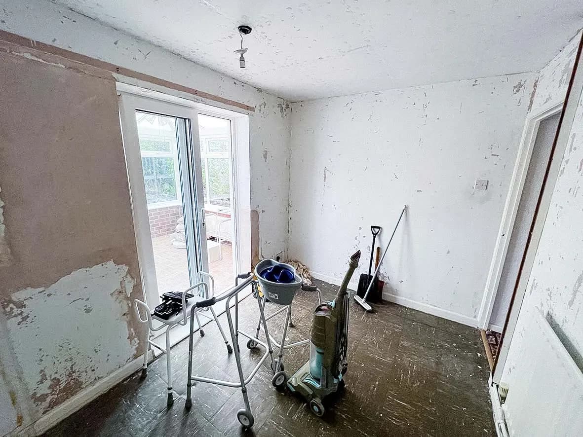 Before · bathroom as found