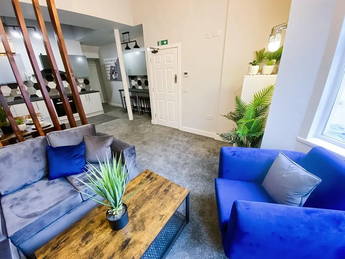 Complete · finished communal space