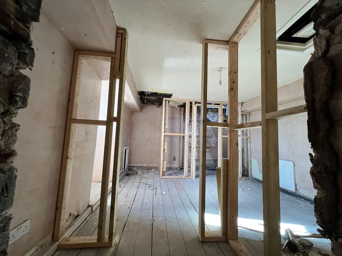 25% · kitchen rough-in