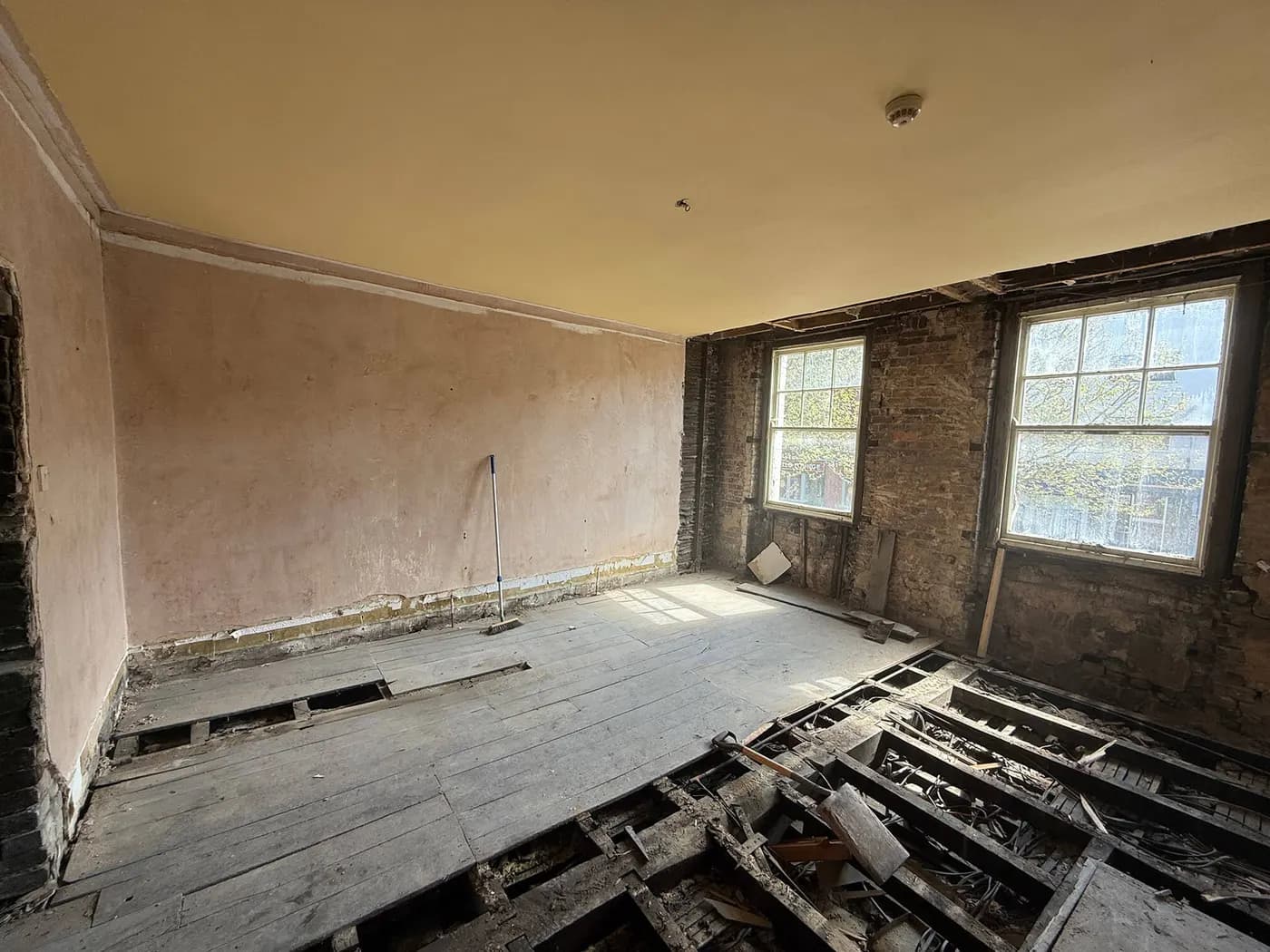 Before · kitchen area as found