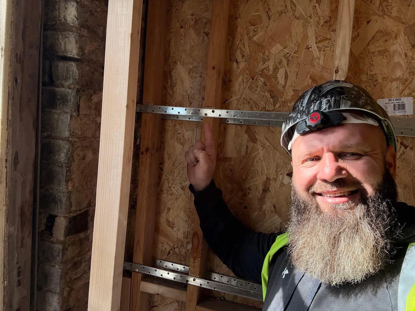 Mid-build · second fix prep