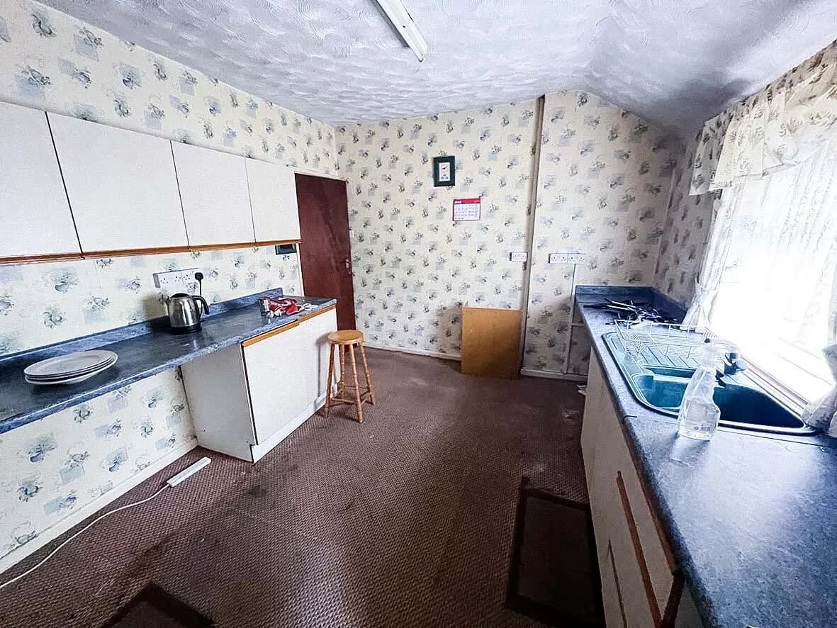 Before · dining area