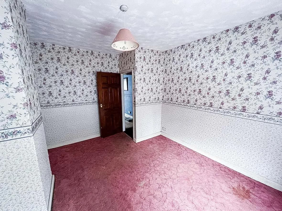 Before · staircase + landing