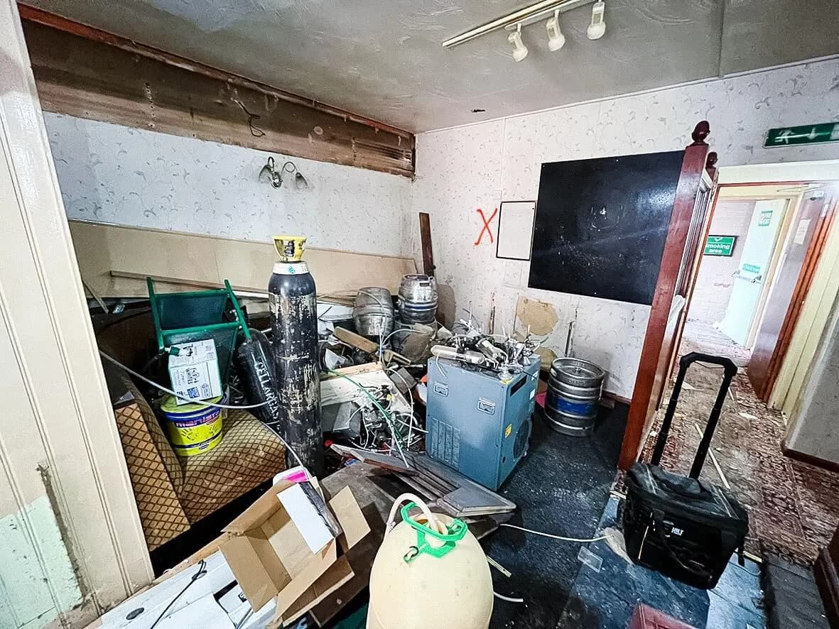 Rip-out · first floor exposed