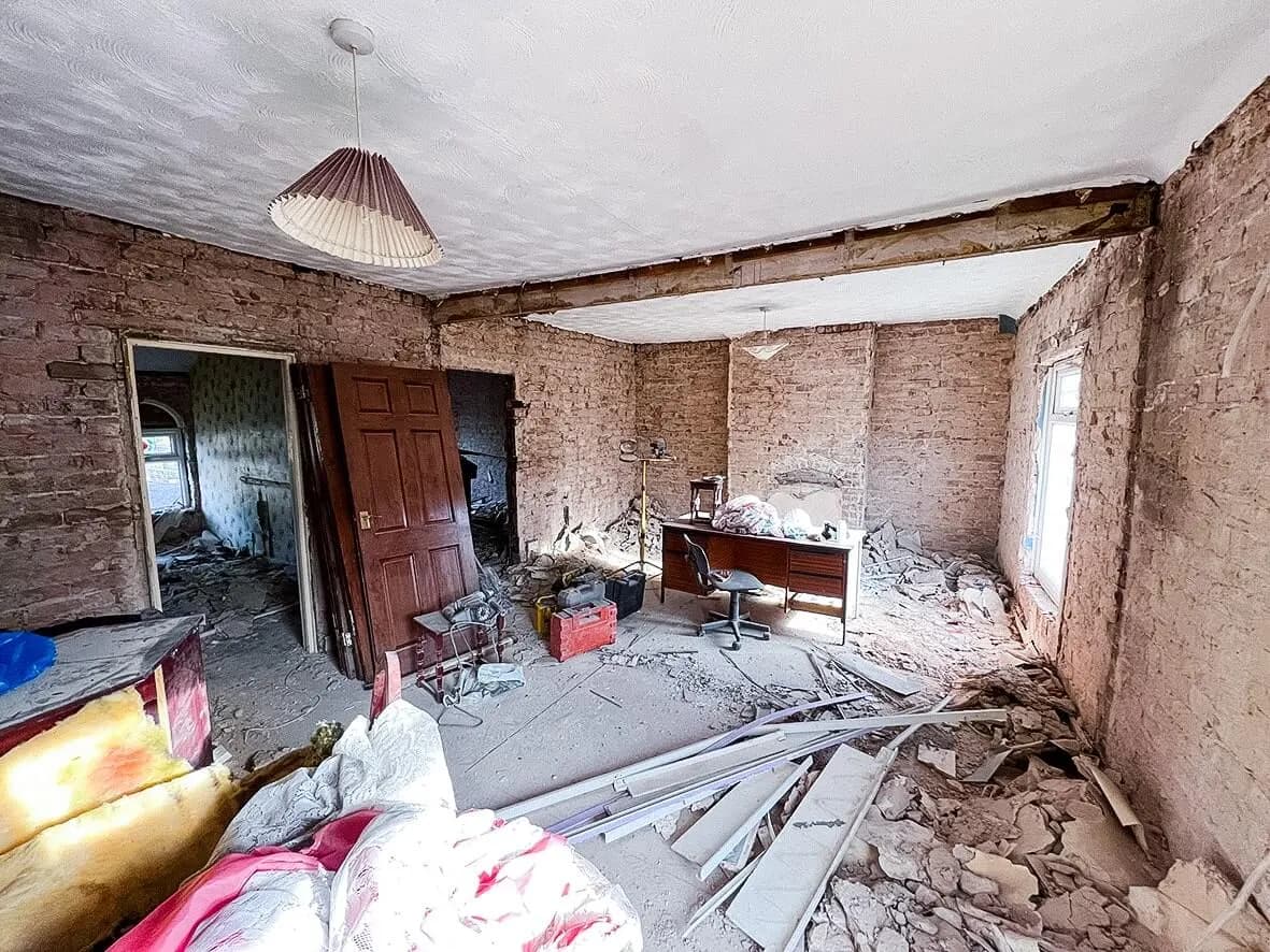 Rip-out · ground floor cleared