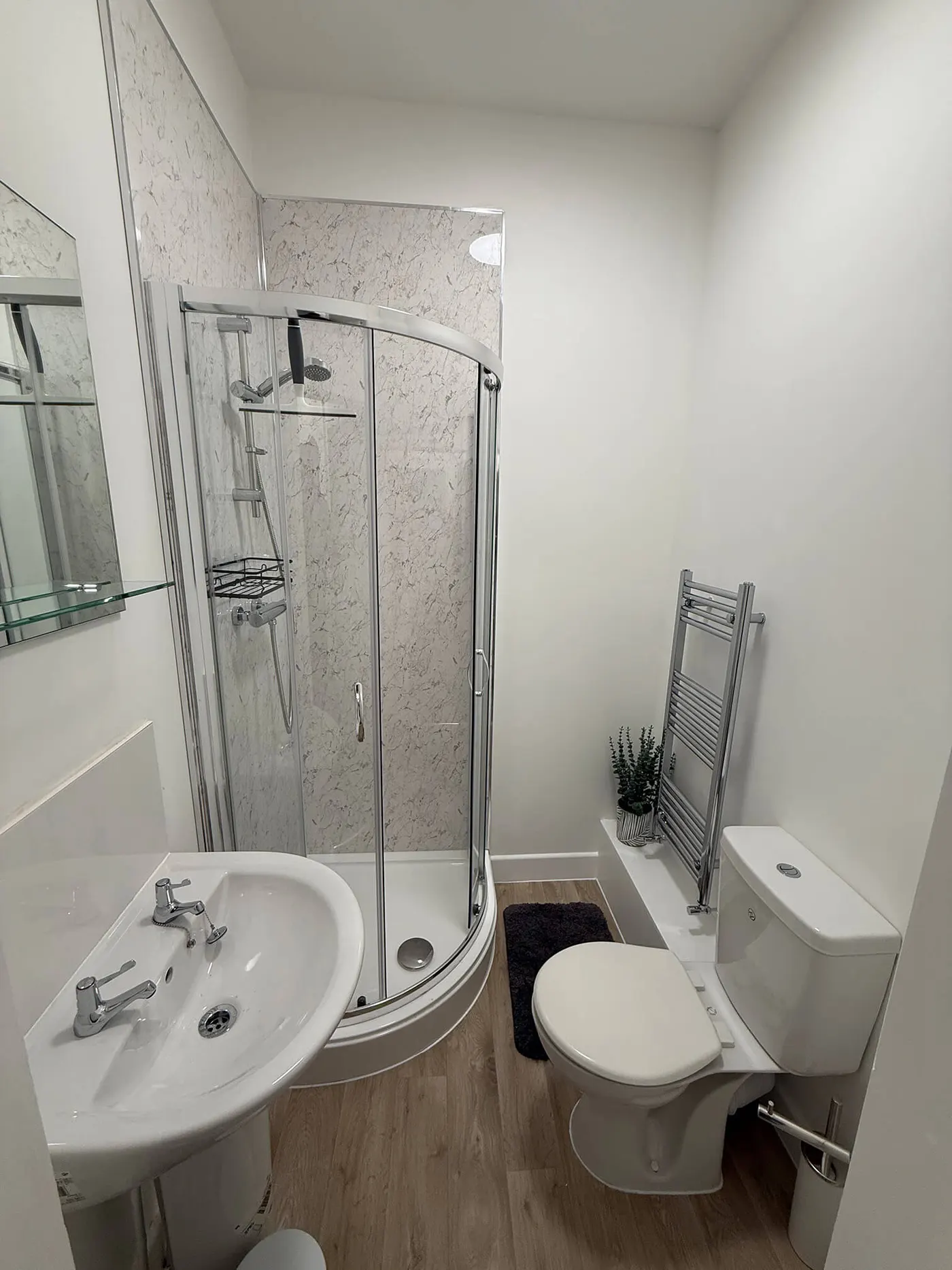 Complete · finished communal space