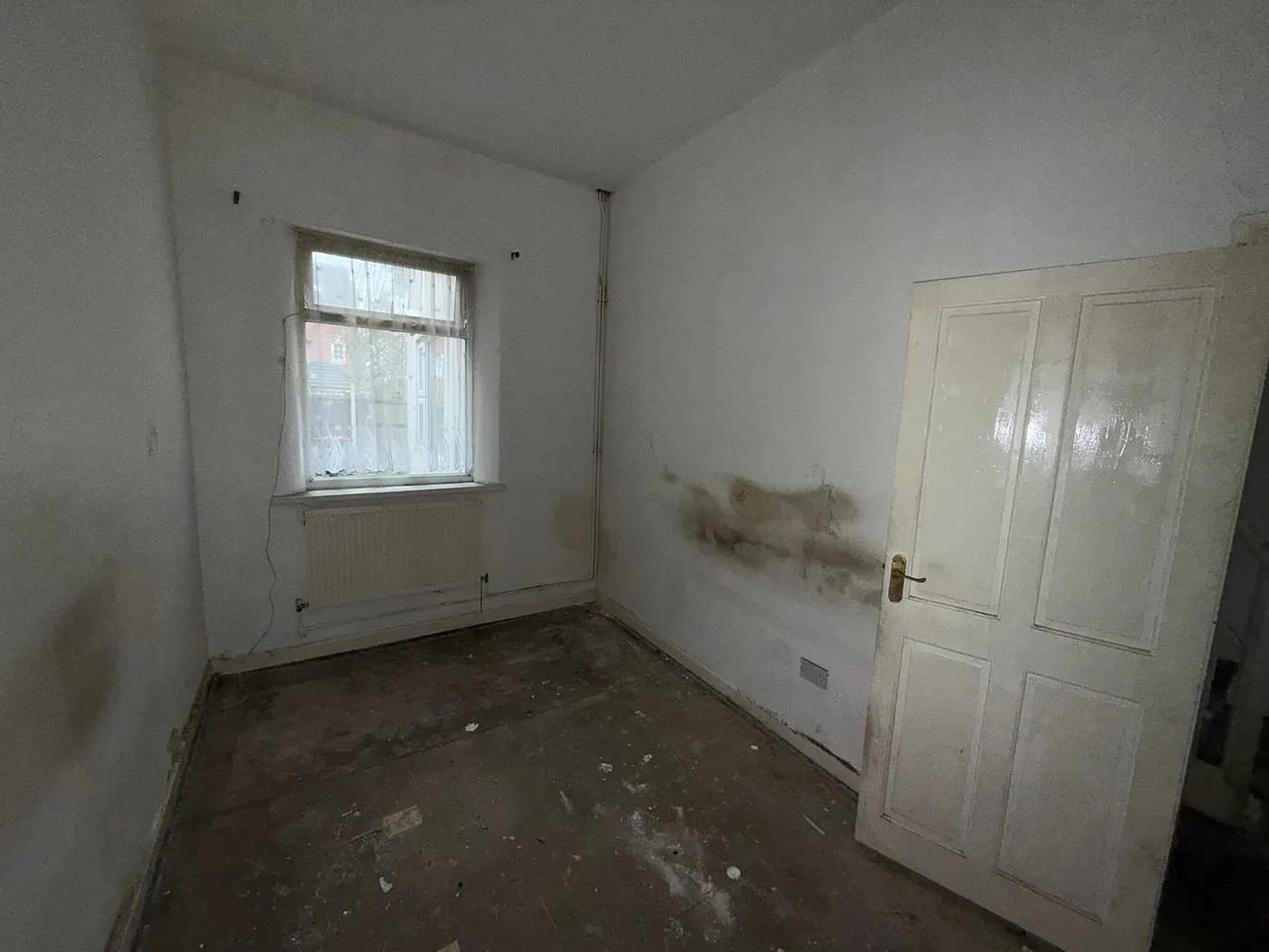 Before · rear yard