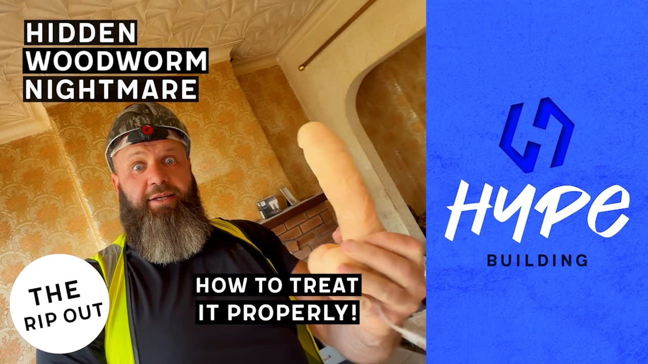 Hidden Woodworm Nightmare | How To Treat It Properly - The Rip Out