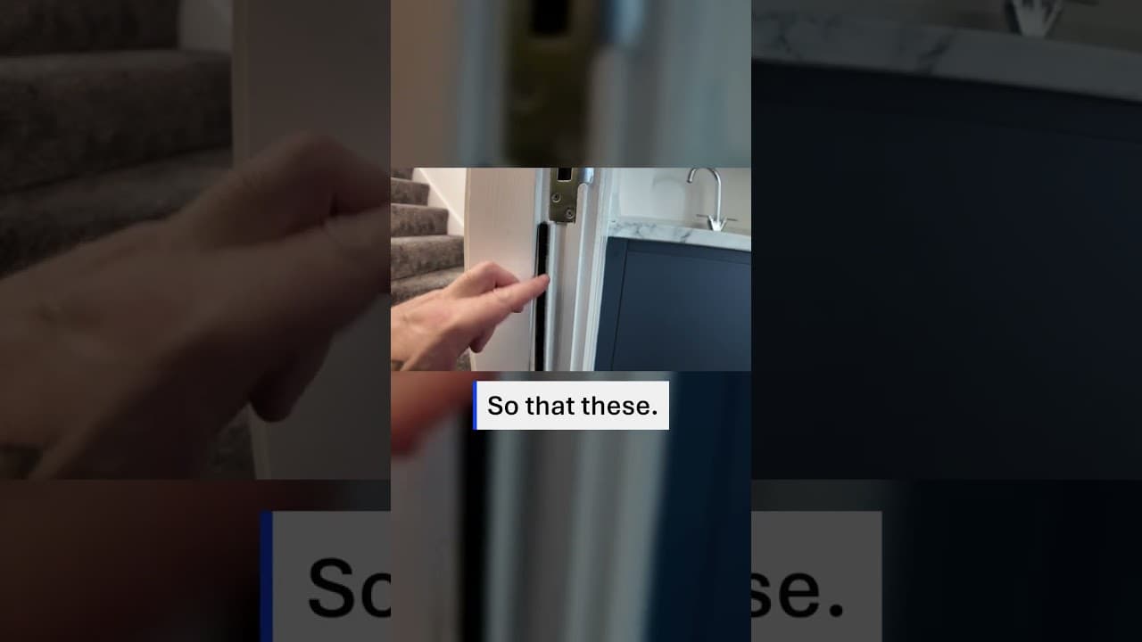 the black strip in every fire door