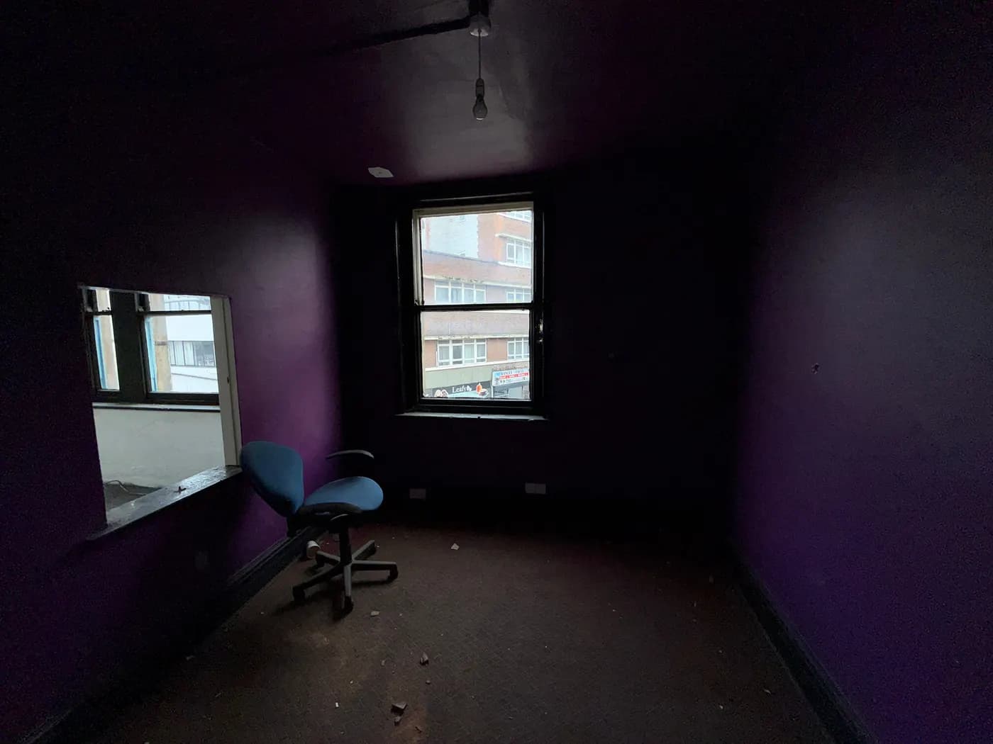 Before · bathroom area as found